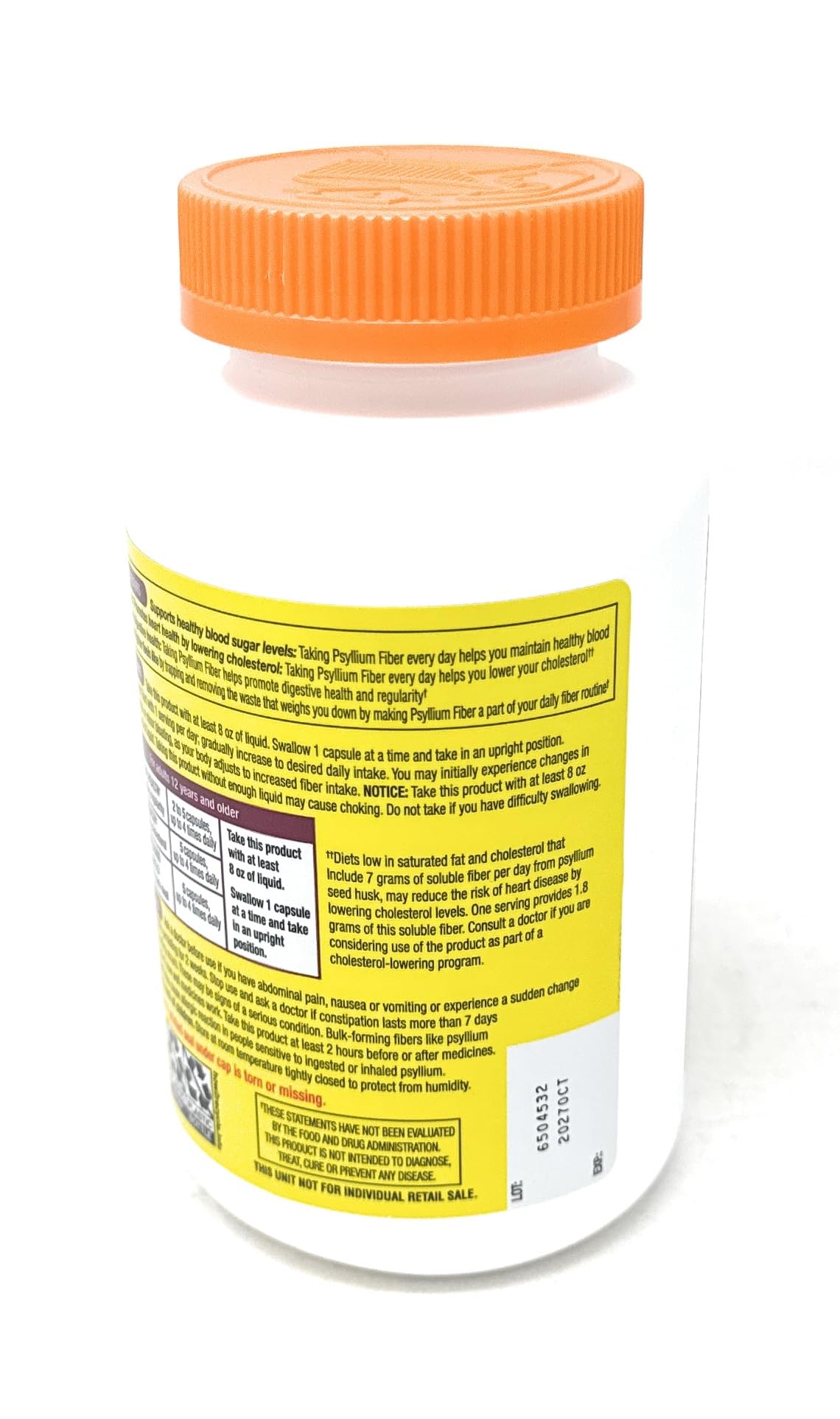 Fiber Supplement 360 Capsules L11001