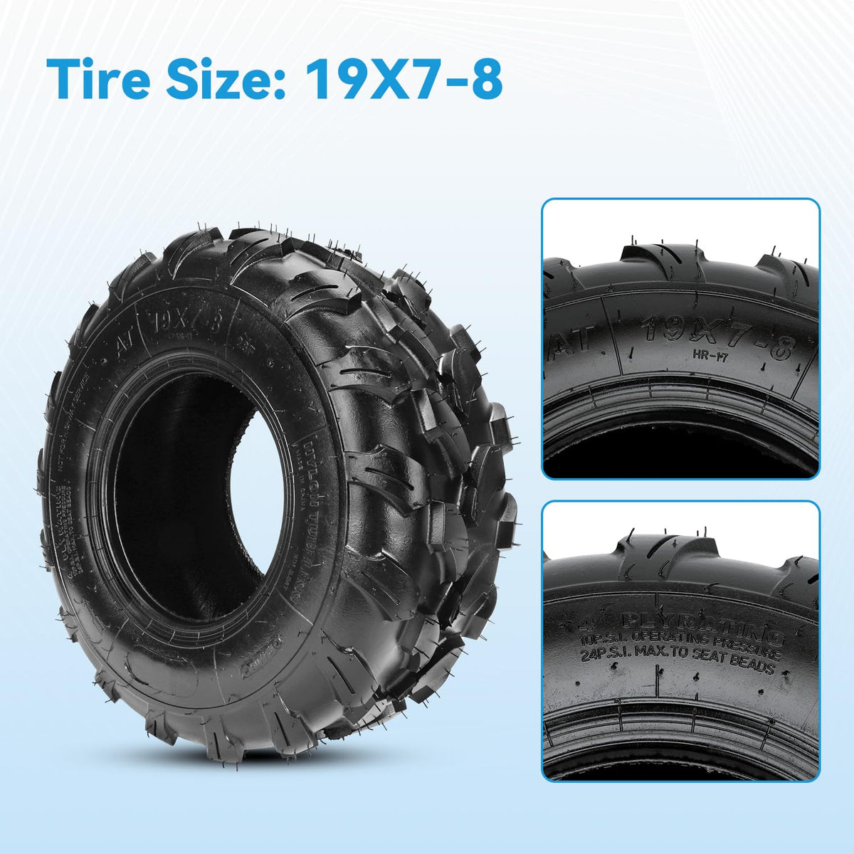 19x7-8 Tubeless Tire A615257