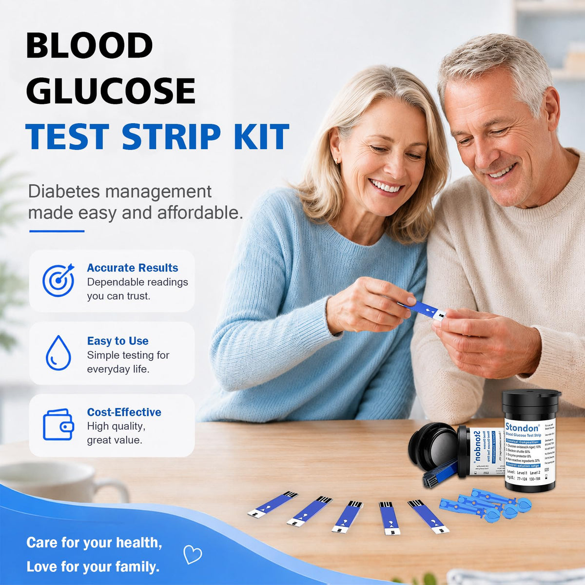 Test Strips and Lancets 50 Count W8370