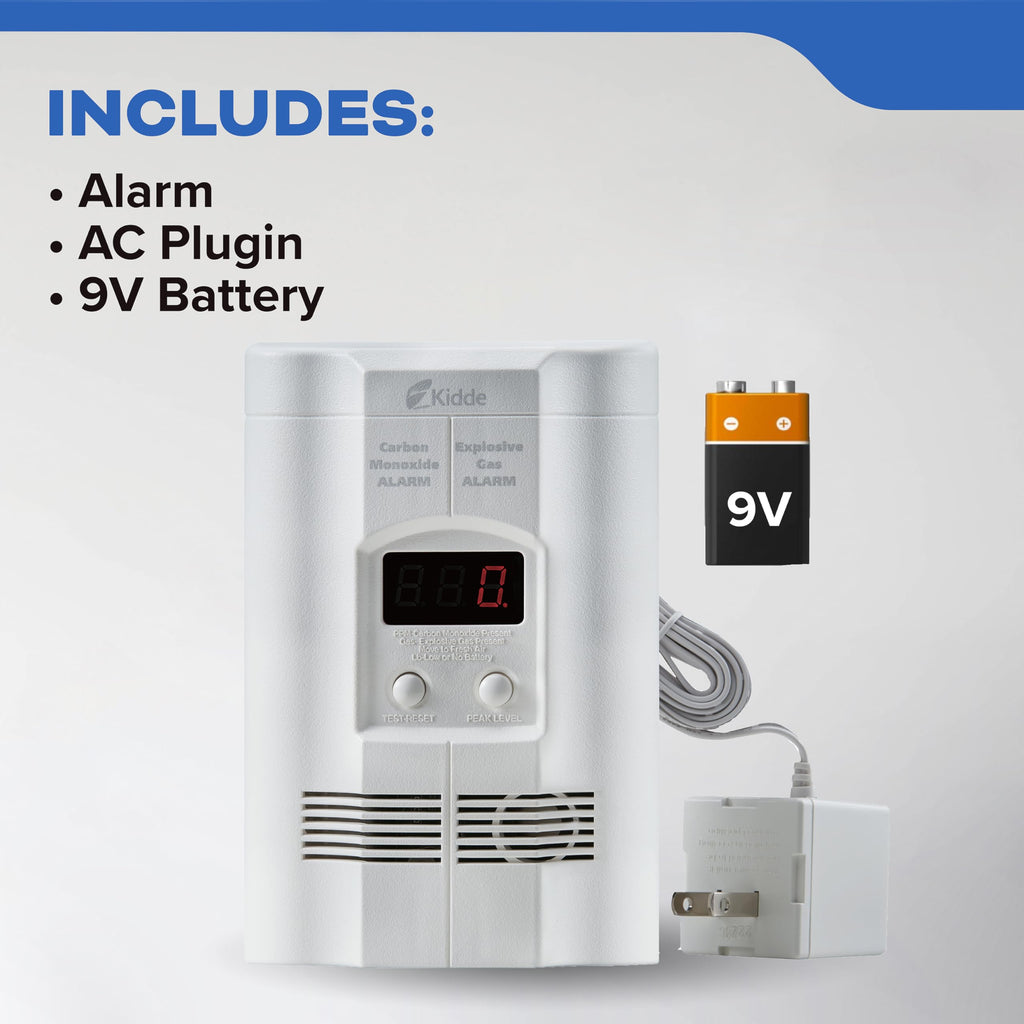 Carbon Monoxide & Explosive Gas Alarm with Digital Display S19566