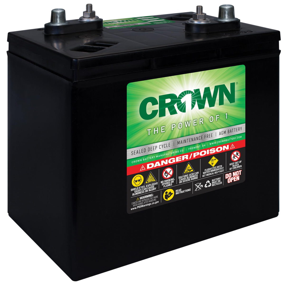 6V AGM Sealed Deep Cycle Battery 220Ah 4 Pack R207101