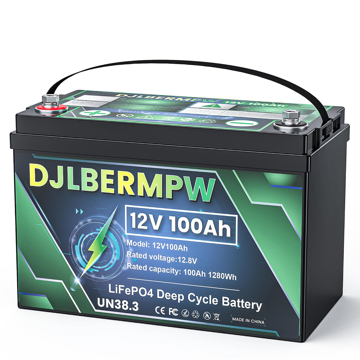 12V 100Ah LiFePO4 Lithium Battery Y252983