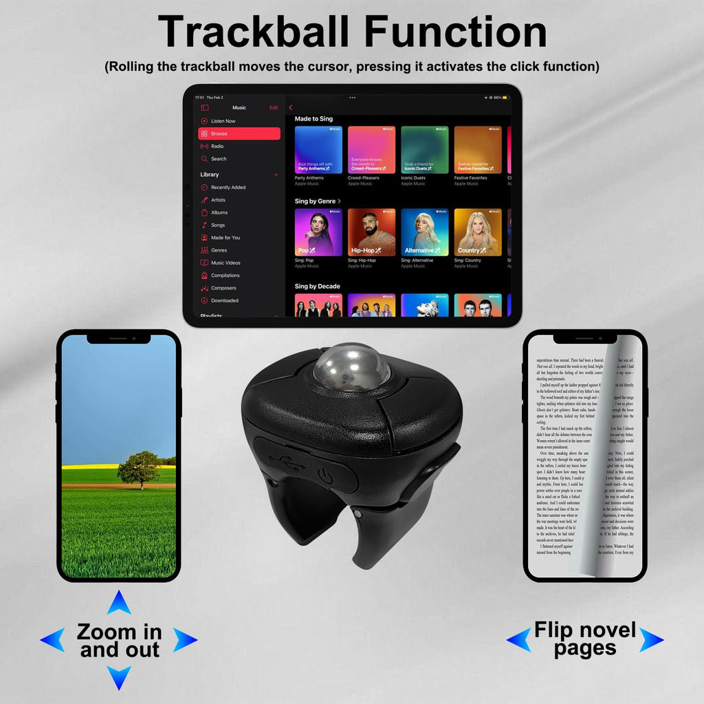 Wireless Trackball Mouse W89477