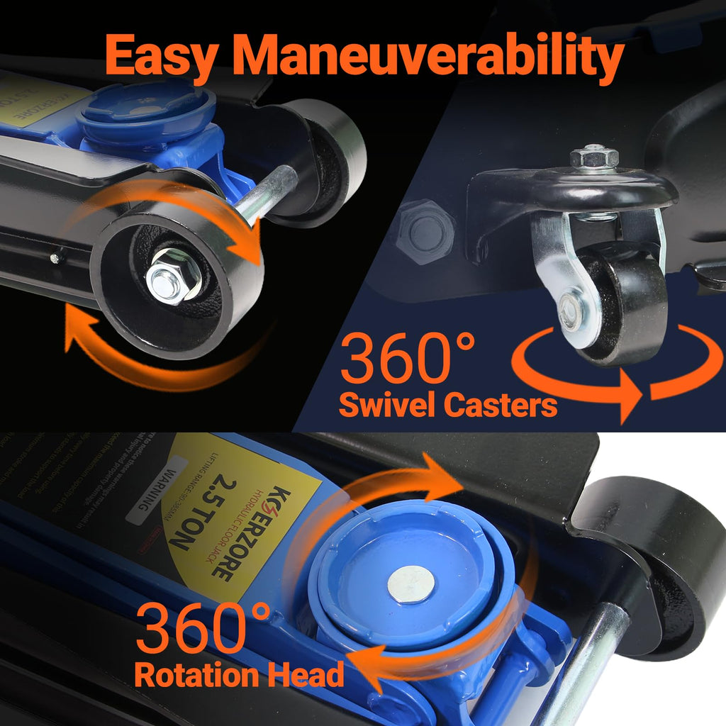 2.5 Ton Low Profile Hydraulic Floor Jack K10463