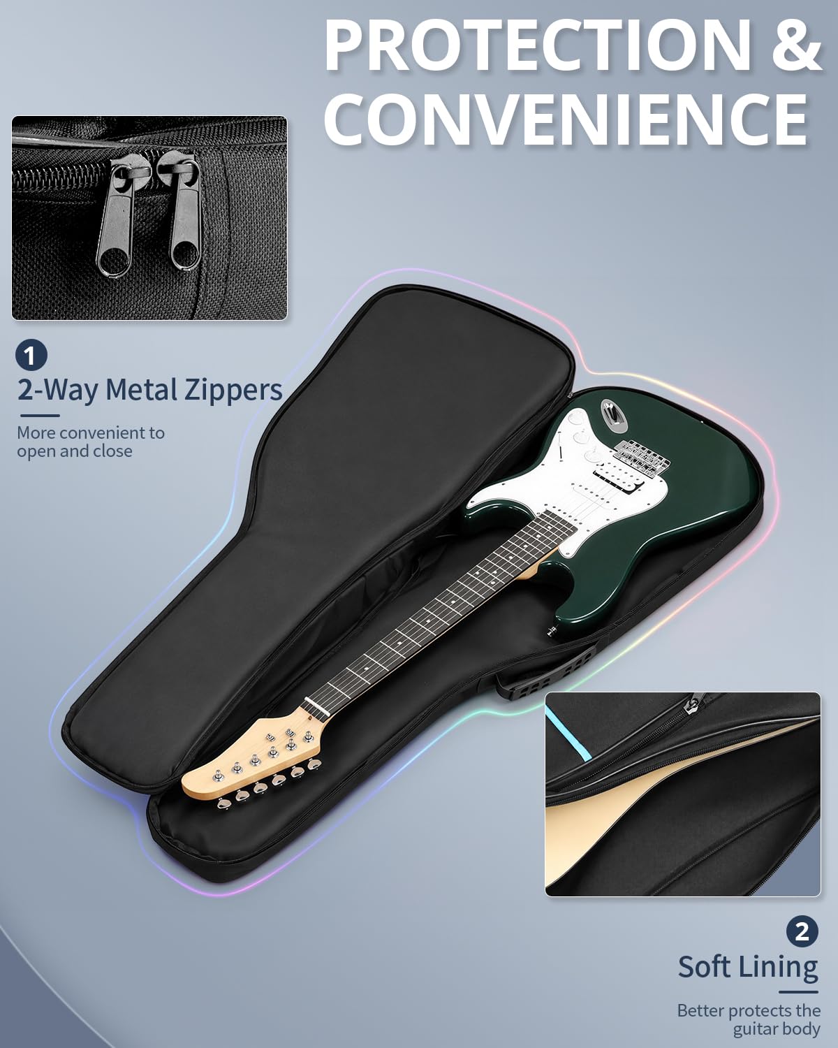 37/38/39 Inch Waterproof Cloth Electric Guitar Bag P487