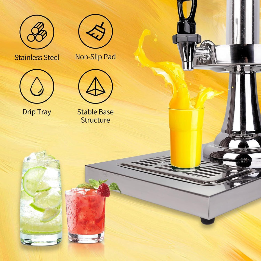 Stainless Steel Beverage Dispenser with Stand I958625