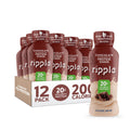 Chocolate Plant Based Protein Shake 20g Pea Protein Vegan Non GMO 12 Fl Oz Bottles Pack of 12 I828007