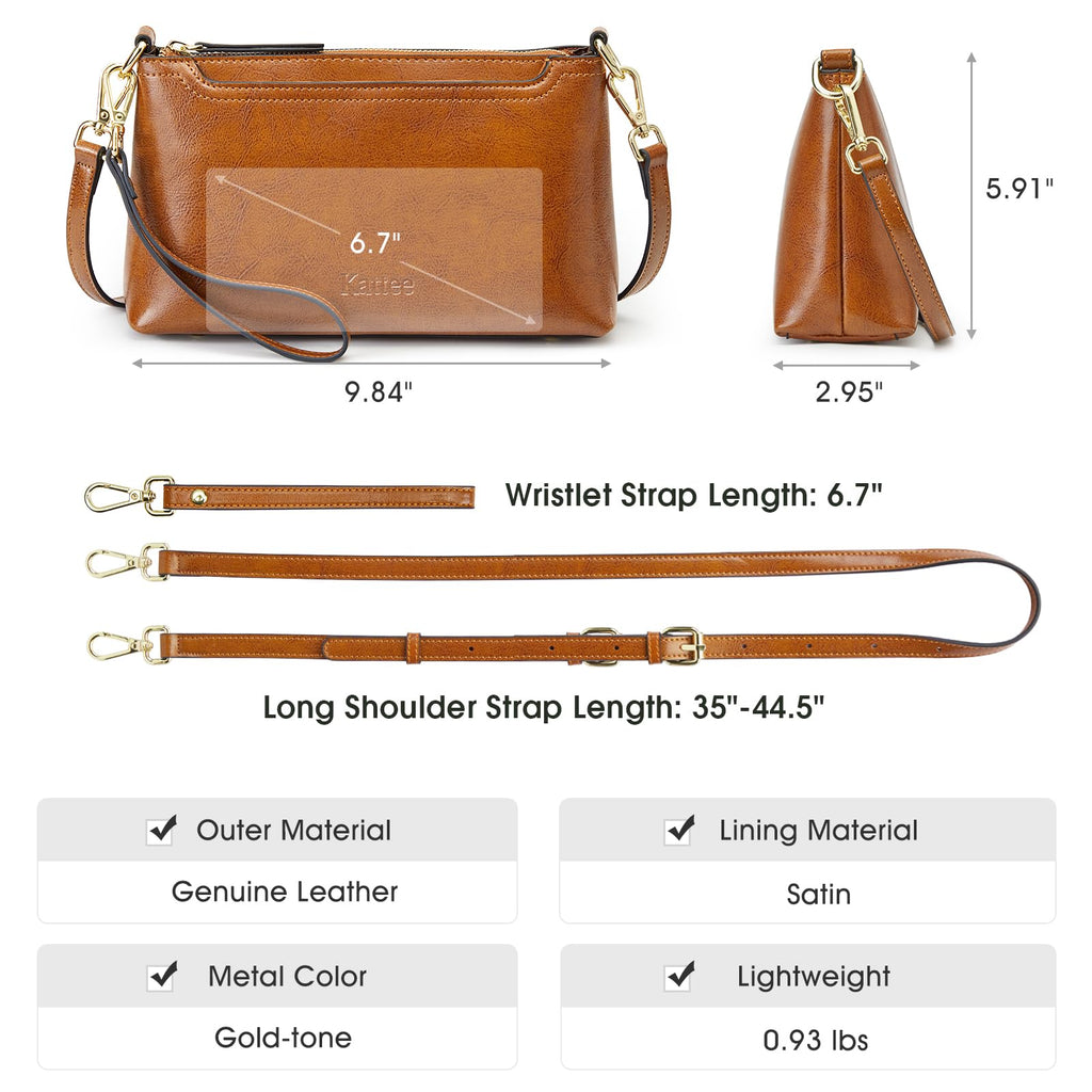 Genuine Leather Crossbody Bag C184059
