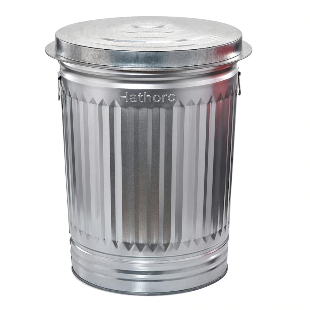 20 Gallon Galvanized Steel Trash Can with Locking Lid T908939