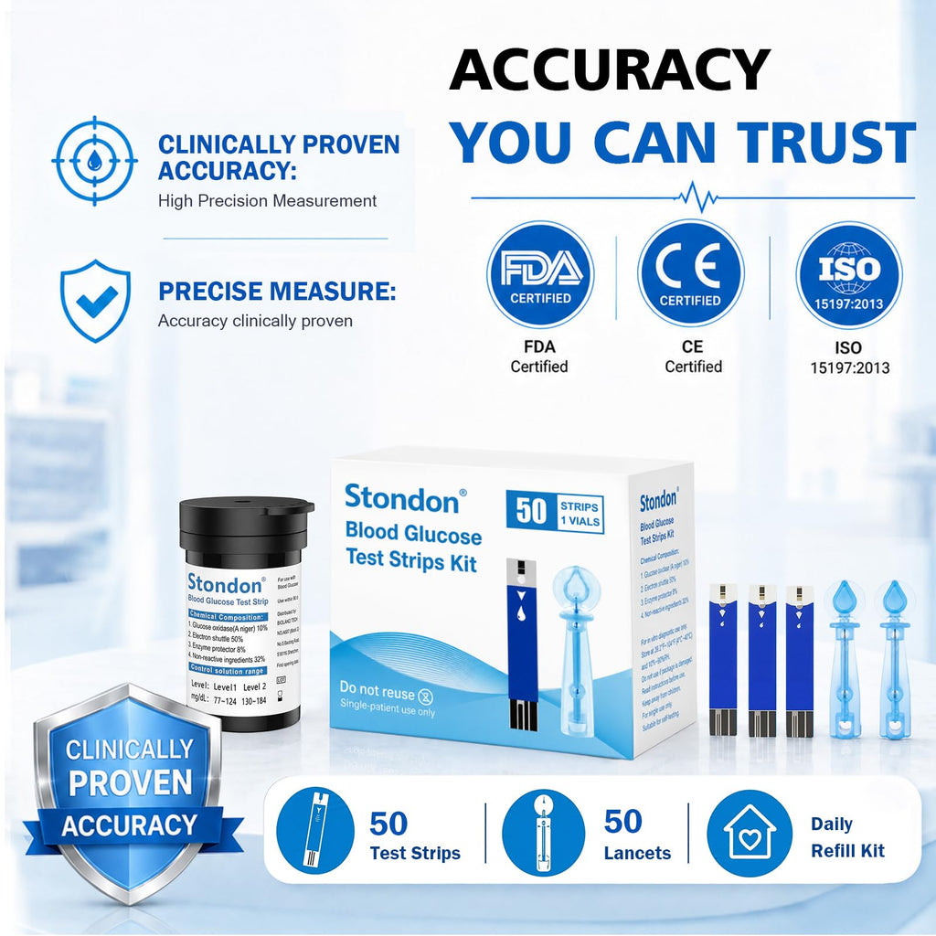 Test Strips and Lancets 50 Count W8370