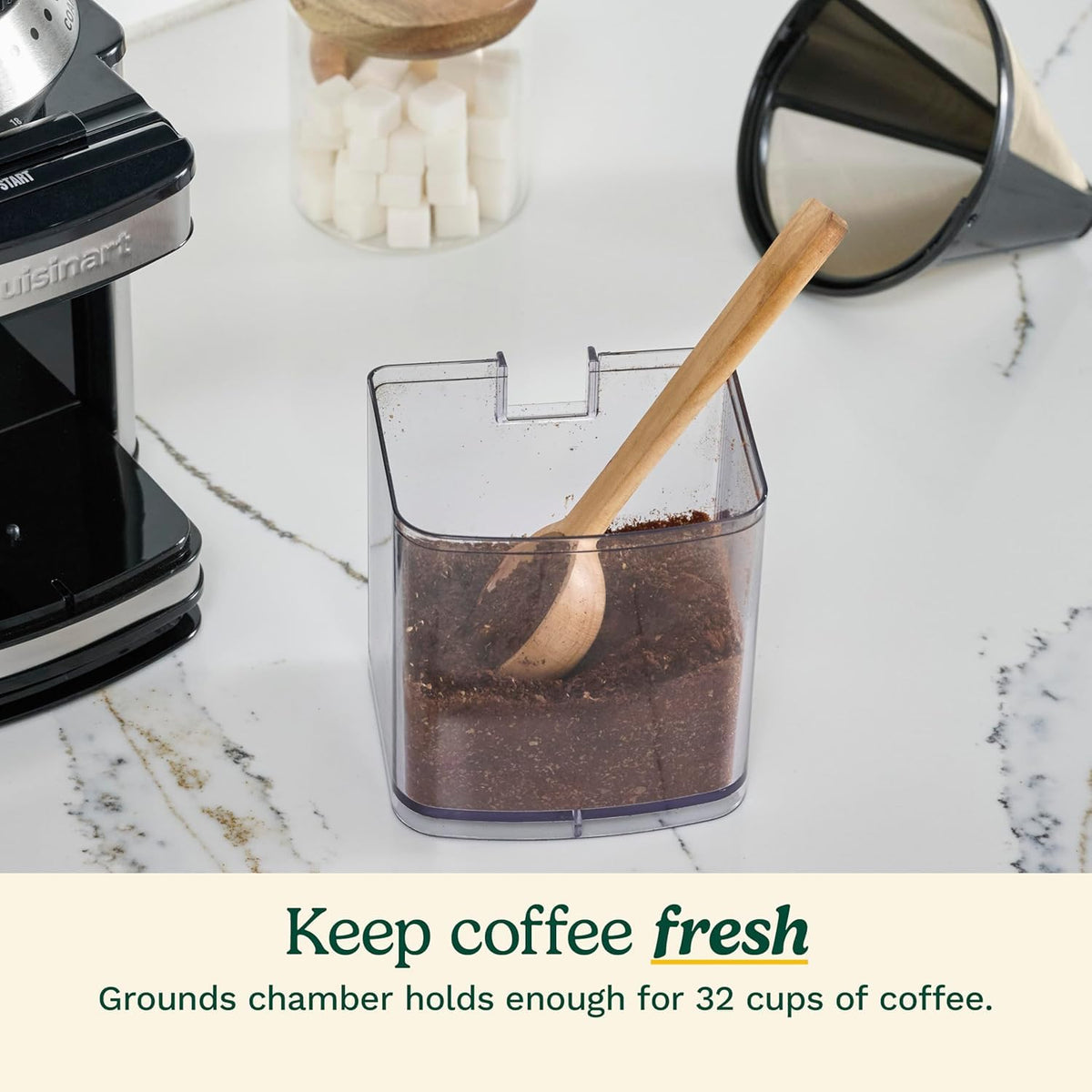 Electric Burr Coffee Grinder with 18-Position Grind Selector B880