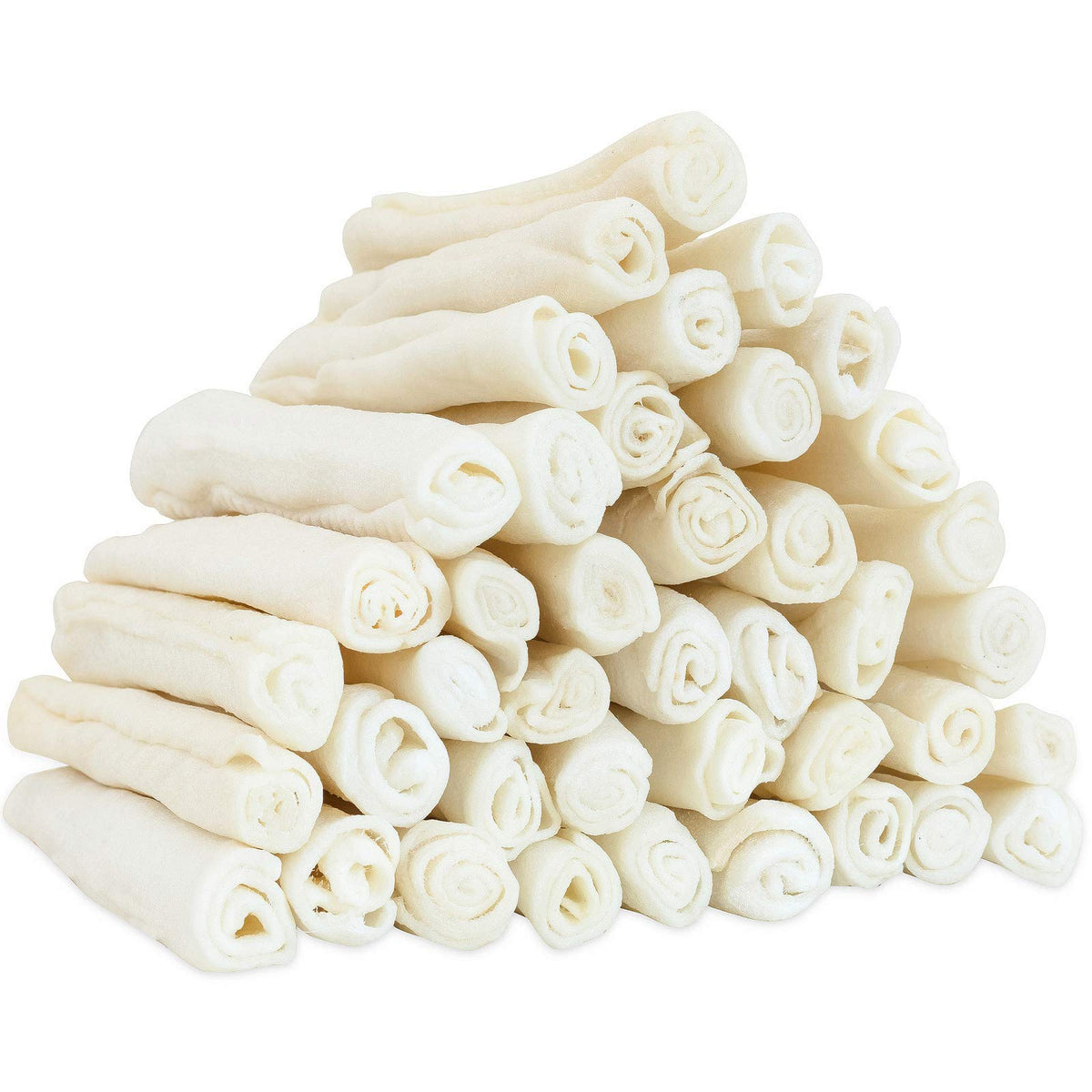 6Inch Natural Flavor Rawhide Rolls Dog Treats L725993