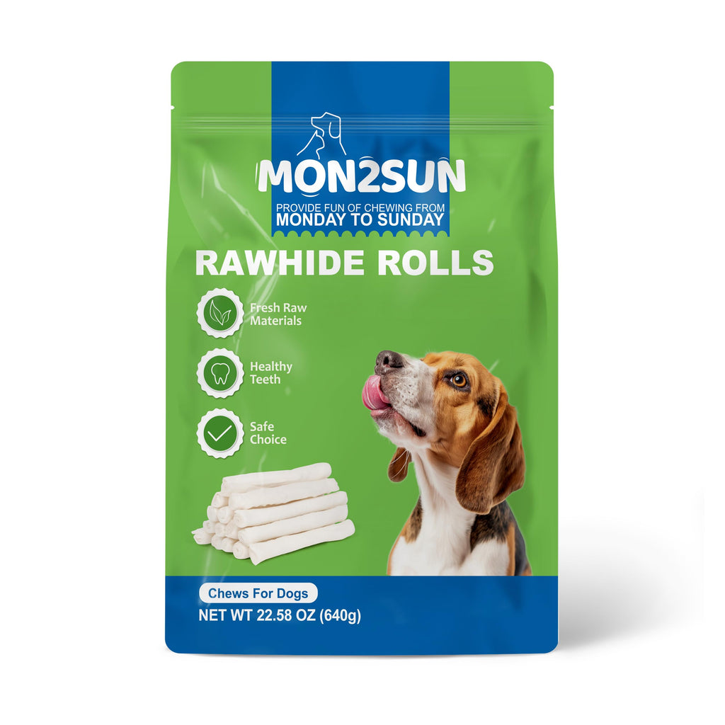 6Inch Natural Flavor Rawhide Rolls Dog Treats L725993