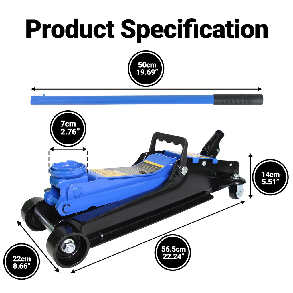 2.5 Ton Low Profile Hydraulic Floor Jack K10463