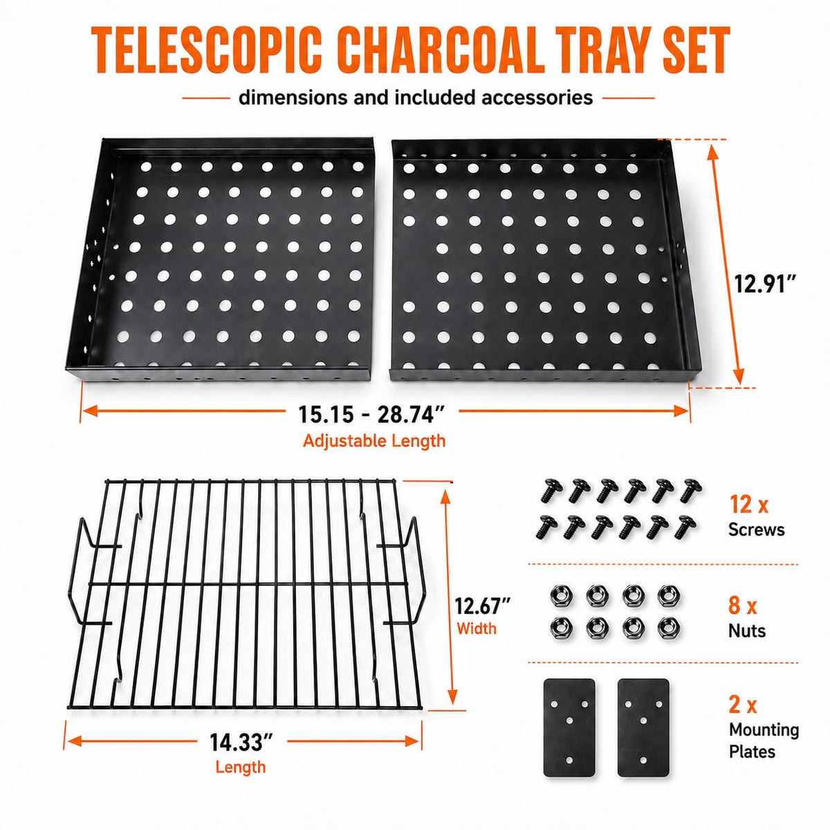 Charcoal Grill Tray G77524