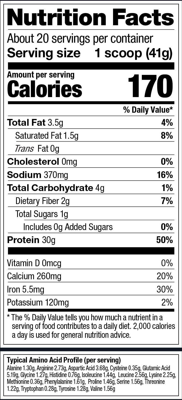Vegan Vanilla Protein Powder W435129