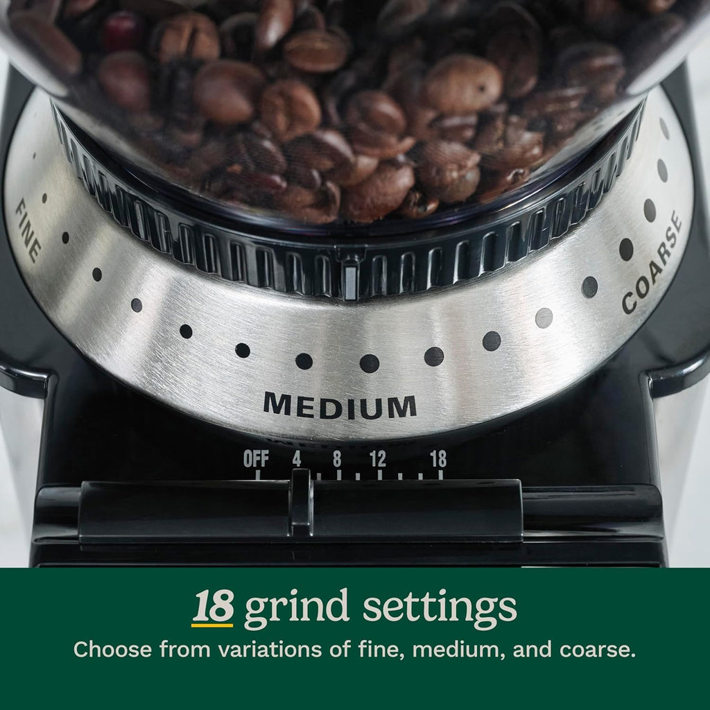 Electric Burr Coffee Grinder with 18-Position Grind Selector B880