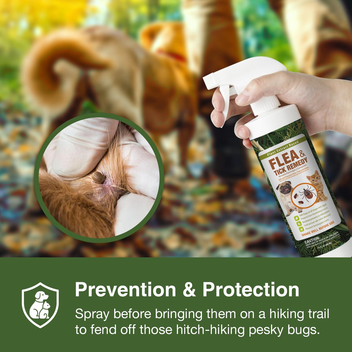 Flea & Tick Removal Spray 16oz C228900