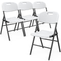 White 4 Pack Folding Chairs T88500