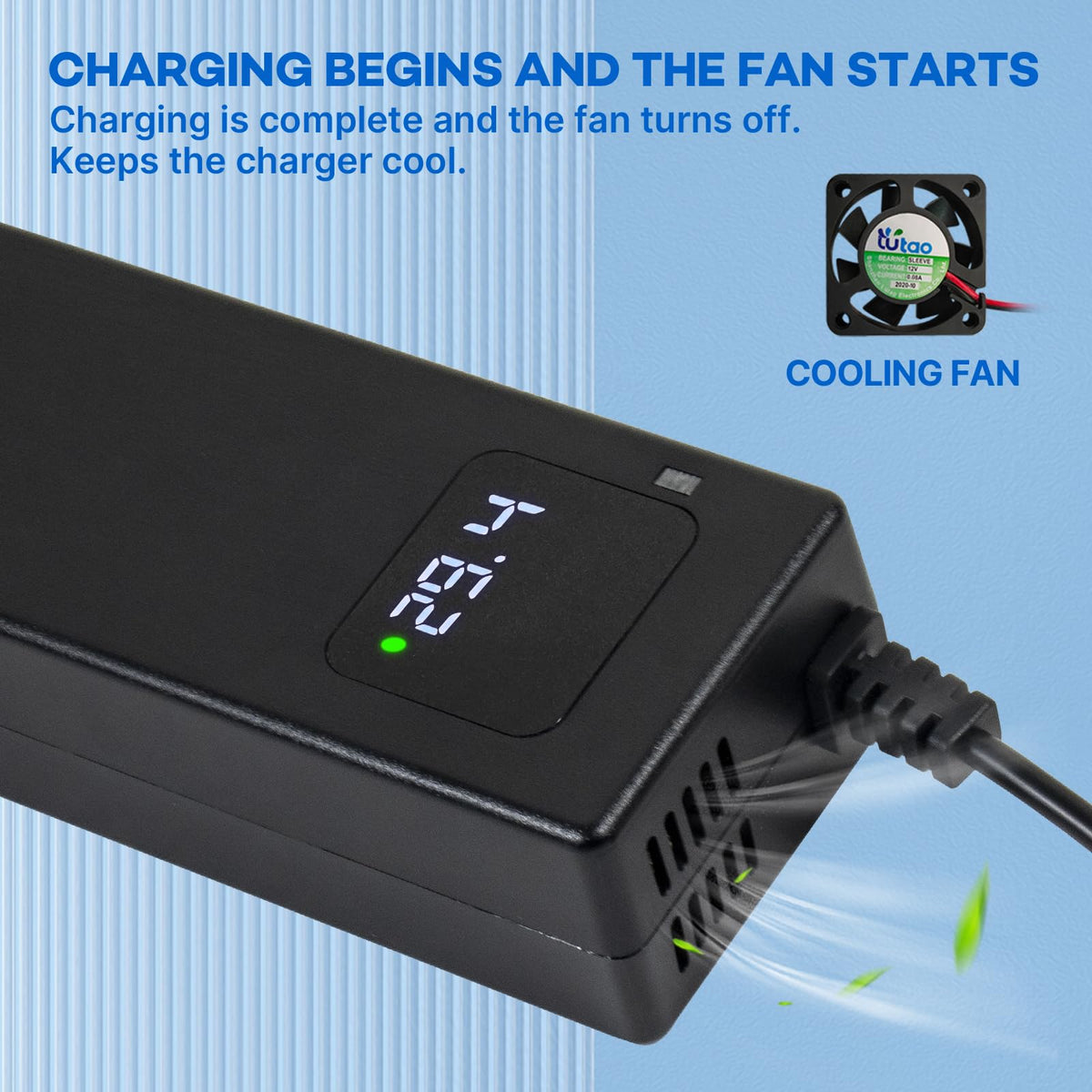 24V Lithium Battery Charger 29.4V 4A V896313