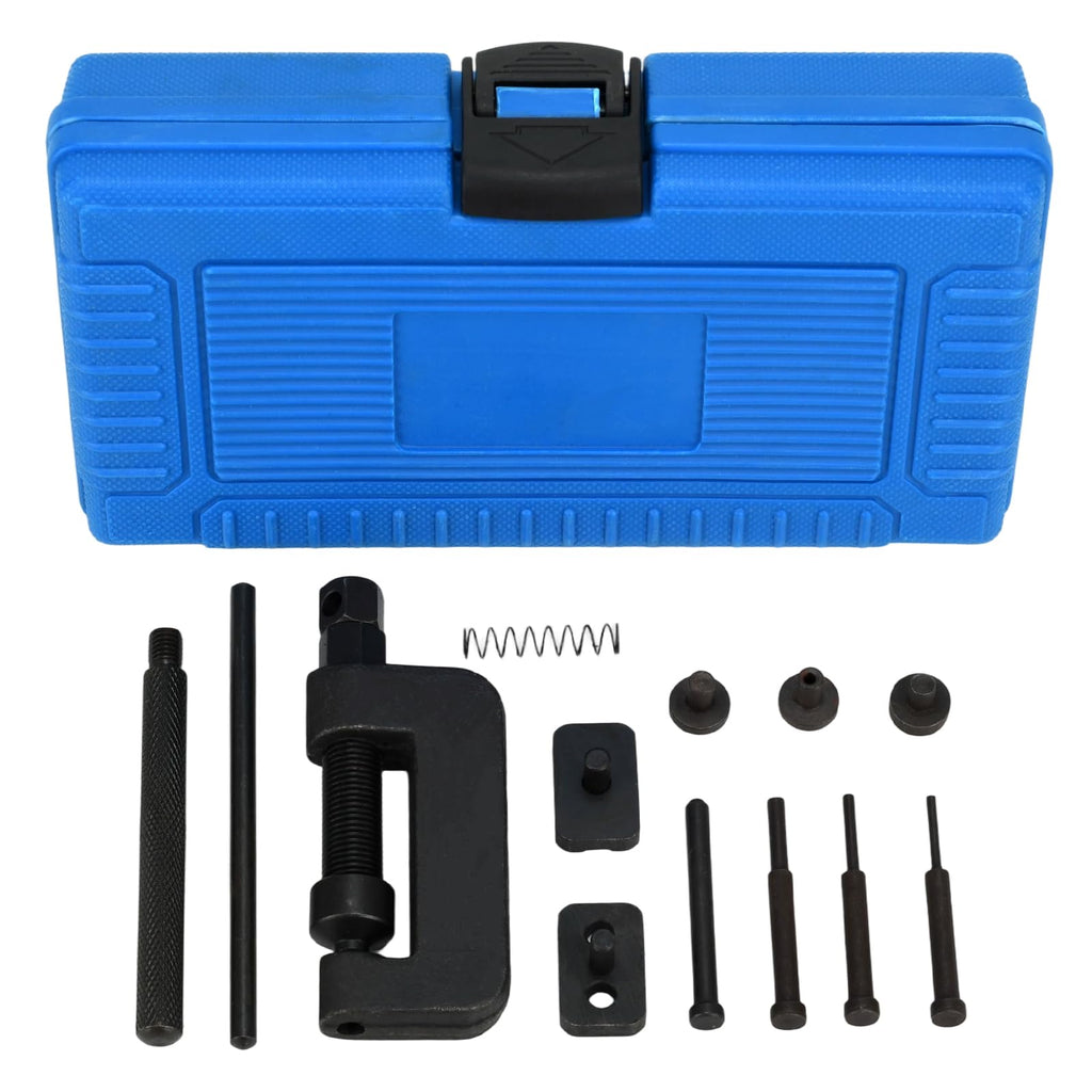 13-Piece Motorcycle Chain Breaker Tool Kit with Carrying Case Q849253