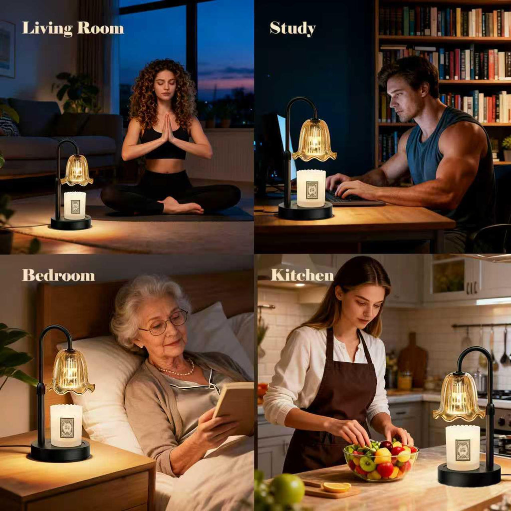 Candle Warmer Lamp with Timer Dimmer R8020
