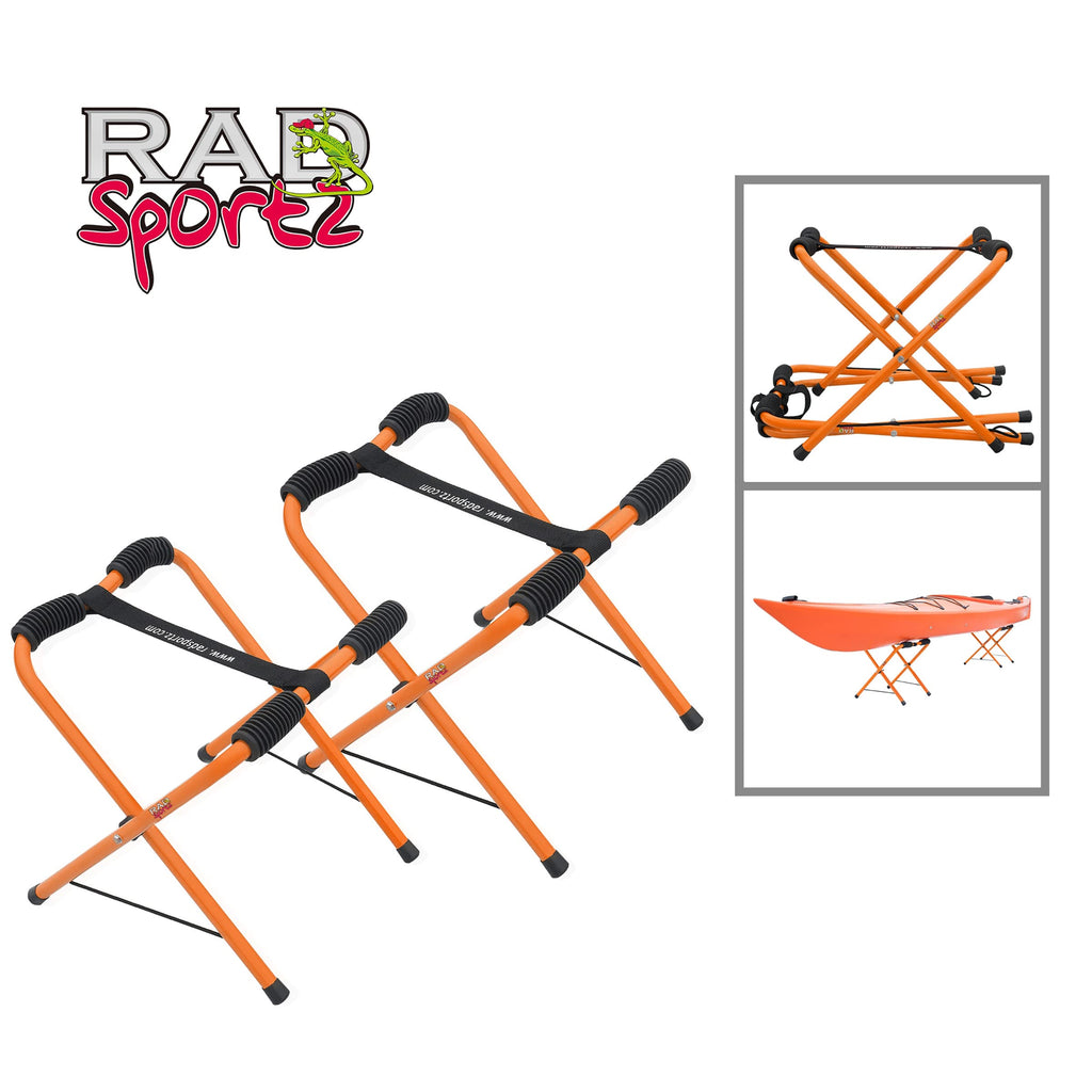 Orange Set of 2 Kayak Storage Racks R7758