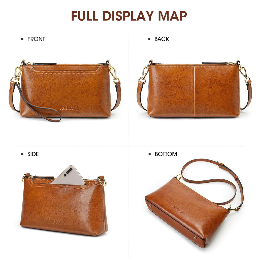 Genuine Leather Crossbody Bag C184059