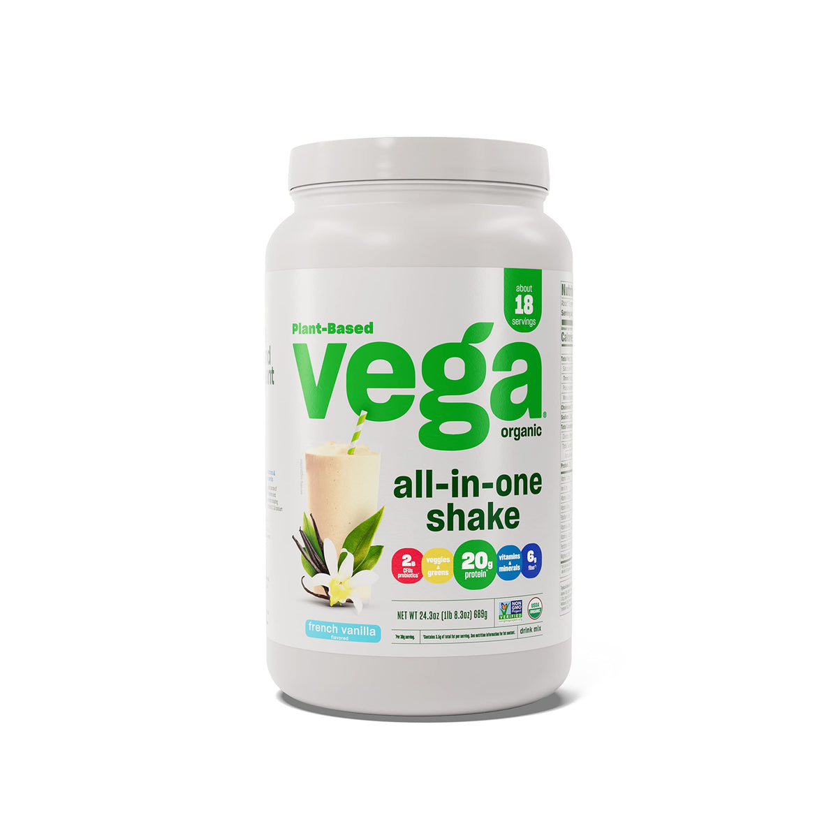 Vegan Vanilla Protein Powder W435129