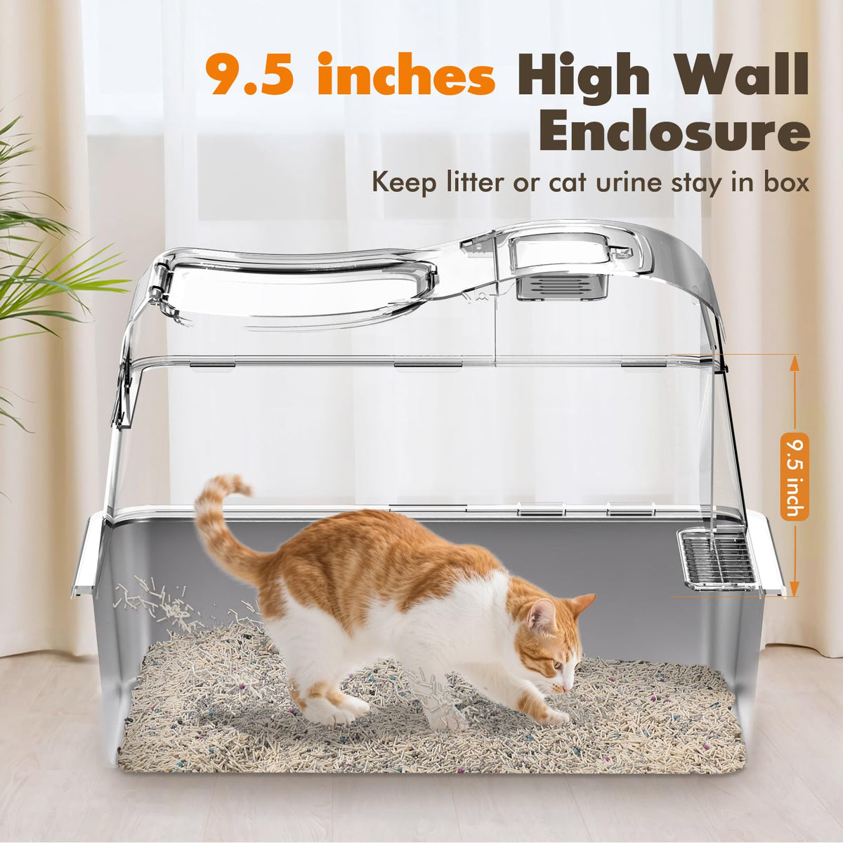 Stainless Steel Cat Litter Box 40L P241