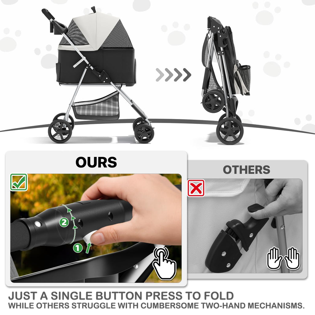 Foldable Pet Stroller D31051