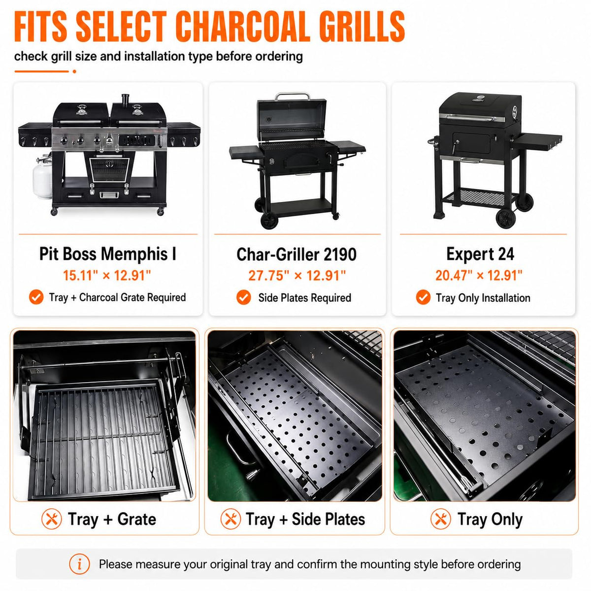 Charcoal Grill Tray G77524