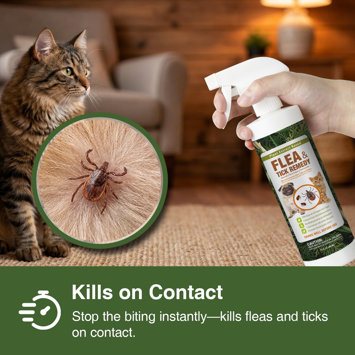 Flea & Tick Removal Spray 16oz C228900