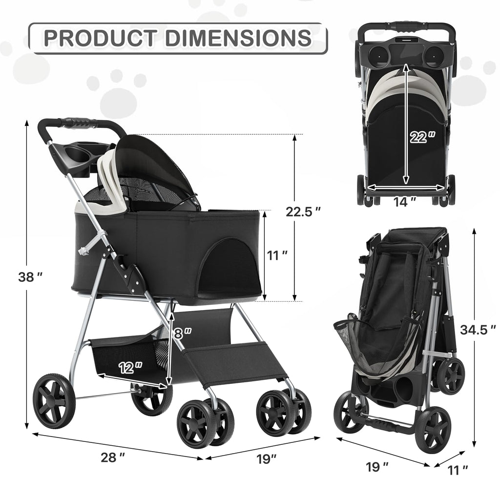 Foldable Pet Stroller D31051