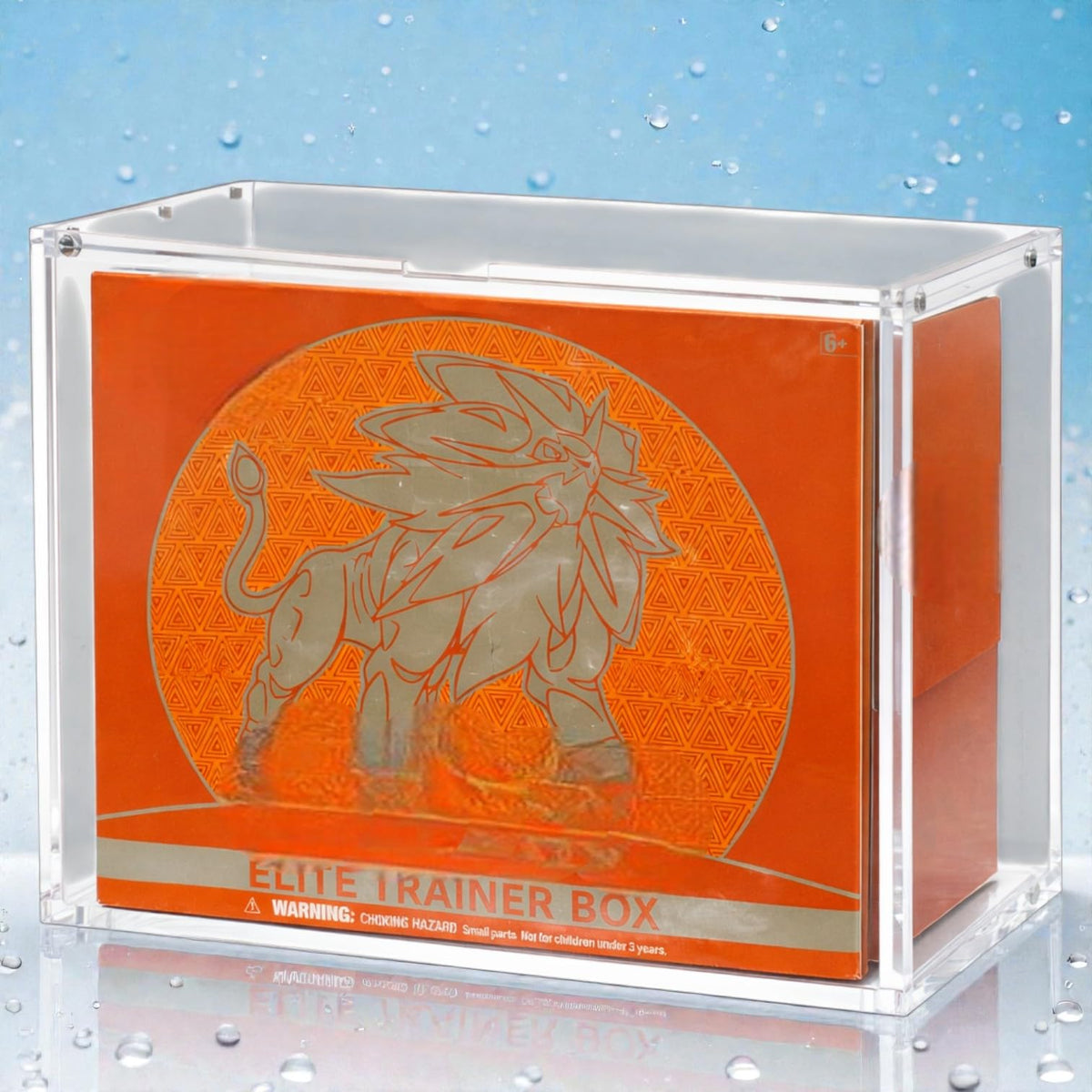 Acrylic Magnetic Display Case Box 6MM Thick Q1591