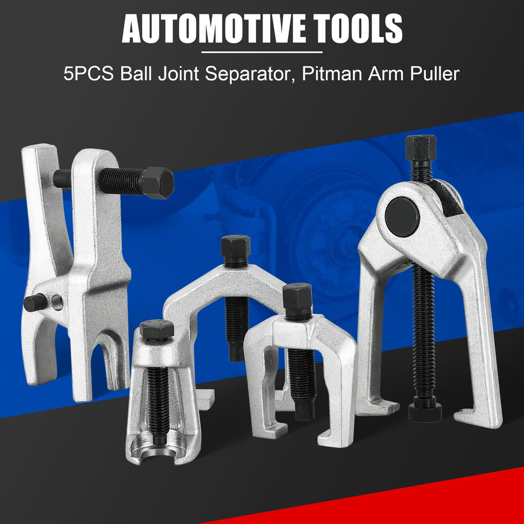 5pcs Ball Joint Separator Pitman Arm Puller Tie Rod End Tool Set Q478332
