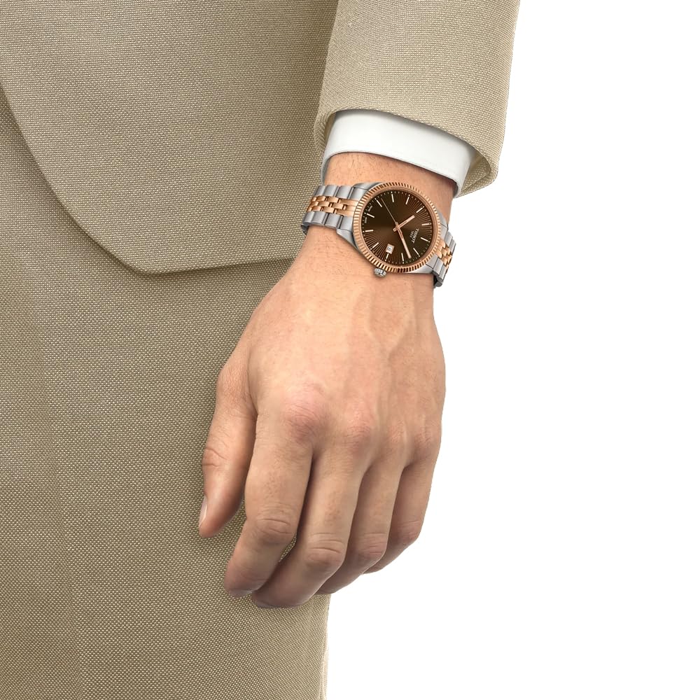 40mm Brown Dial Swiss Quartz Men's Watch B929