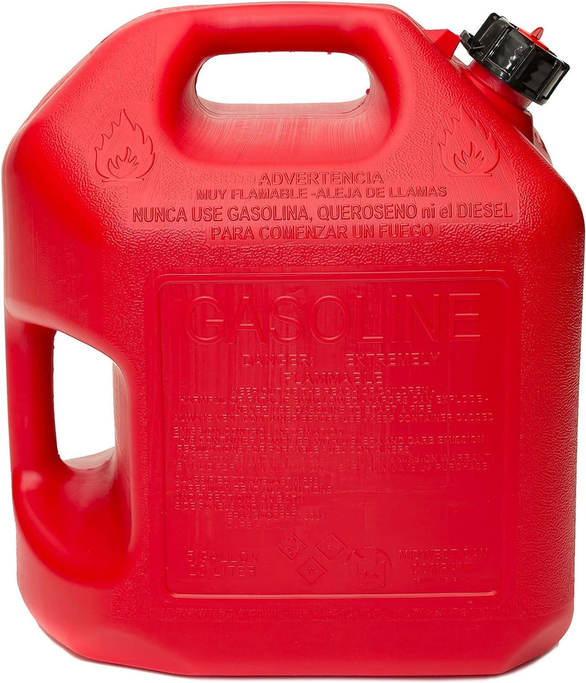 5-Gallon Gas Can Fuel Container with Spout Q16227