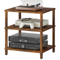 Brown 3-Tier Wooden Media Stand T572015