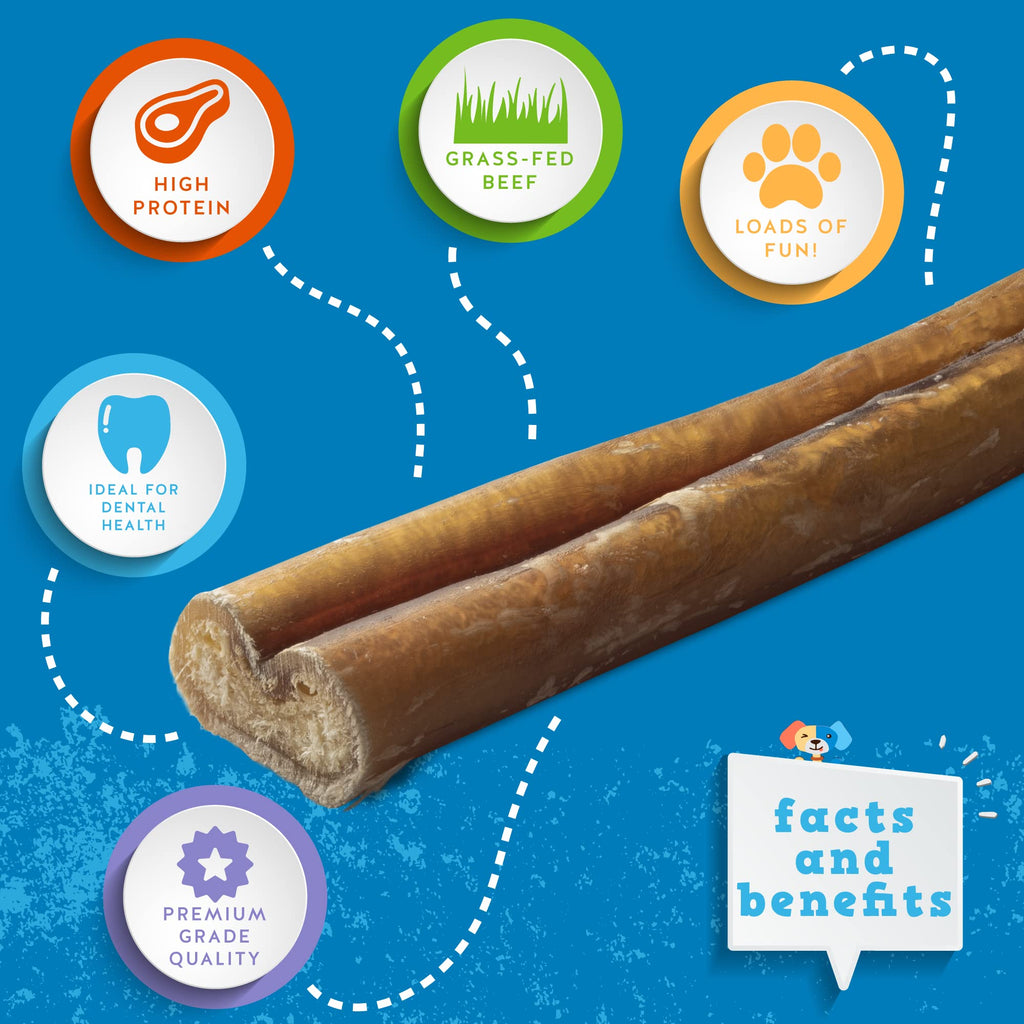 6 Inch Bully Sticks for Dogs 25 Ct Y736138