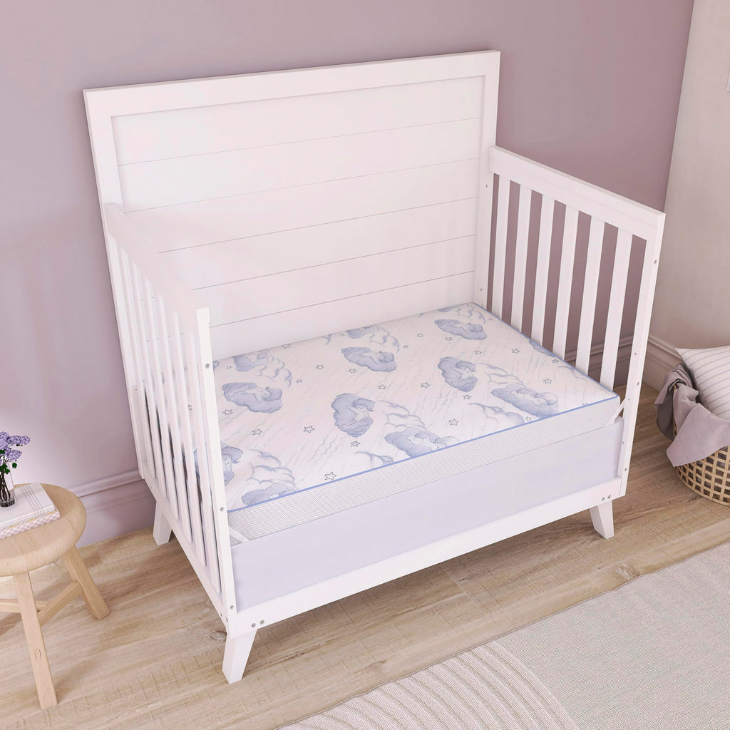 2-in-1 Breathable Inner Spring Portable Crib Mattress J3835