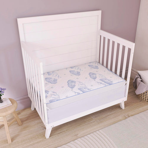 2-in-1 Breathable Inner Spring Portable Crib Mattress J3835