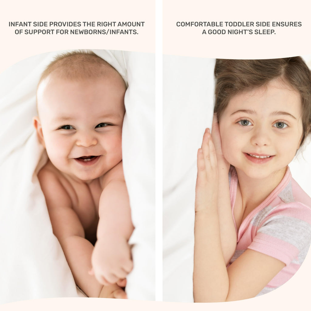 2-in-1 Breathable Inner Spring Portable Crib Mattress J3835