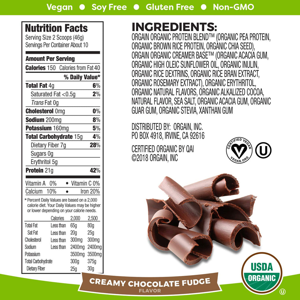 Organic Plant Based Protein Powder H299289