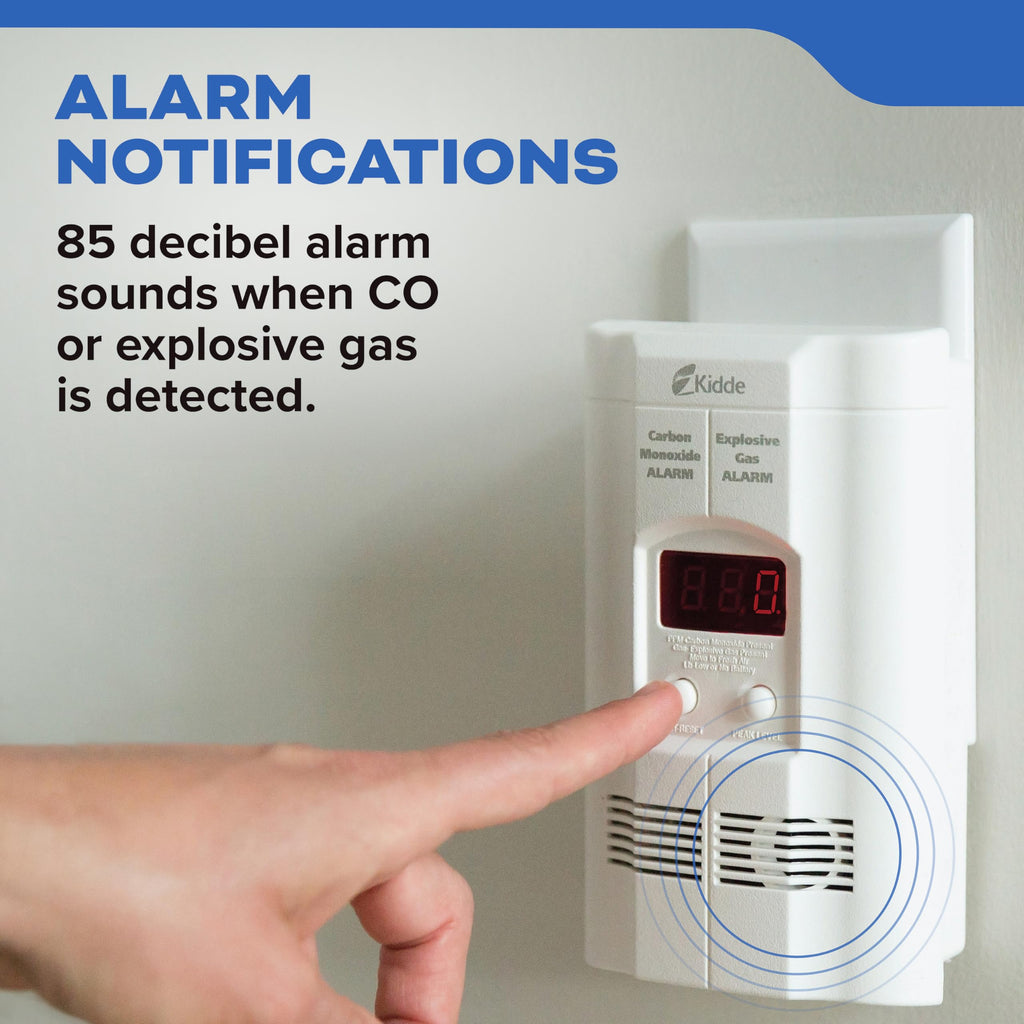 Carbon Monoxide & Explosive Gas Alarm with Digital Display S19566