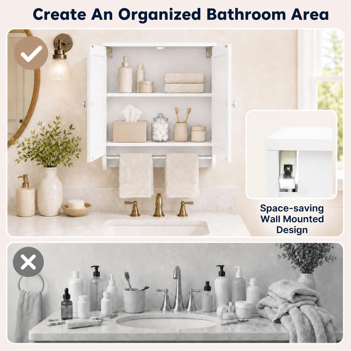 Wall Mounted Bathroom Cabinet Q710531