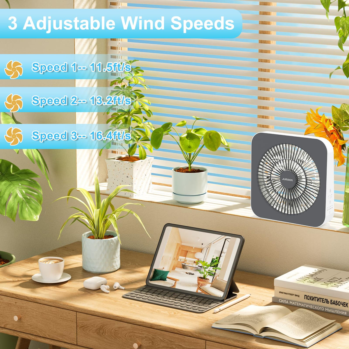 10 inch Box Fan with 3 Speeds J801708