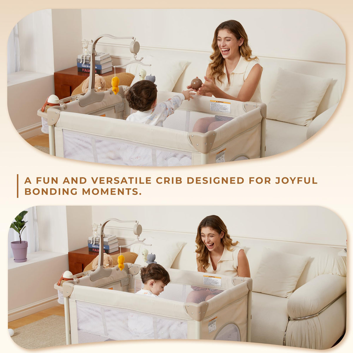 Pack and Play with Baby Bassinet D5322
