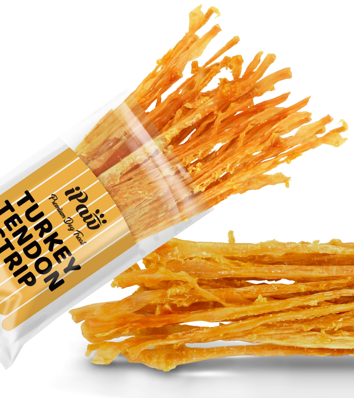Turkey Tendon Dog Chew Strips Q25480