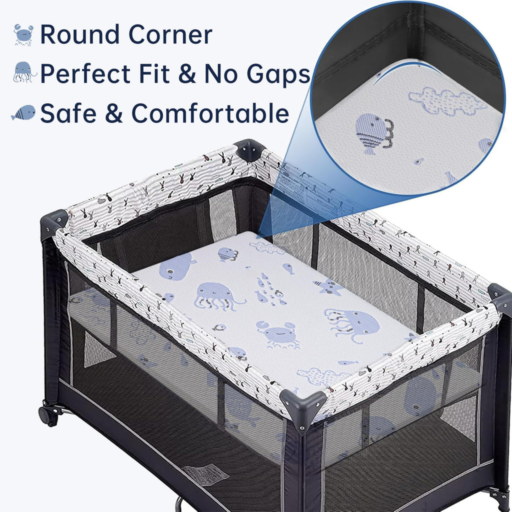 Dual Sided Memory Foam Pack and Play Mattress 38"x26" M182343